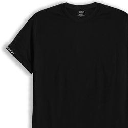 Black Tee with sleeve print
