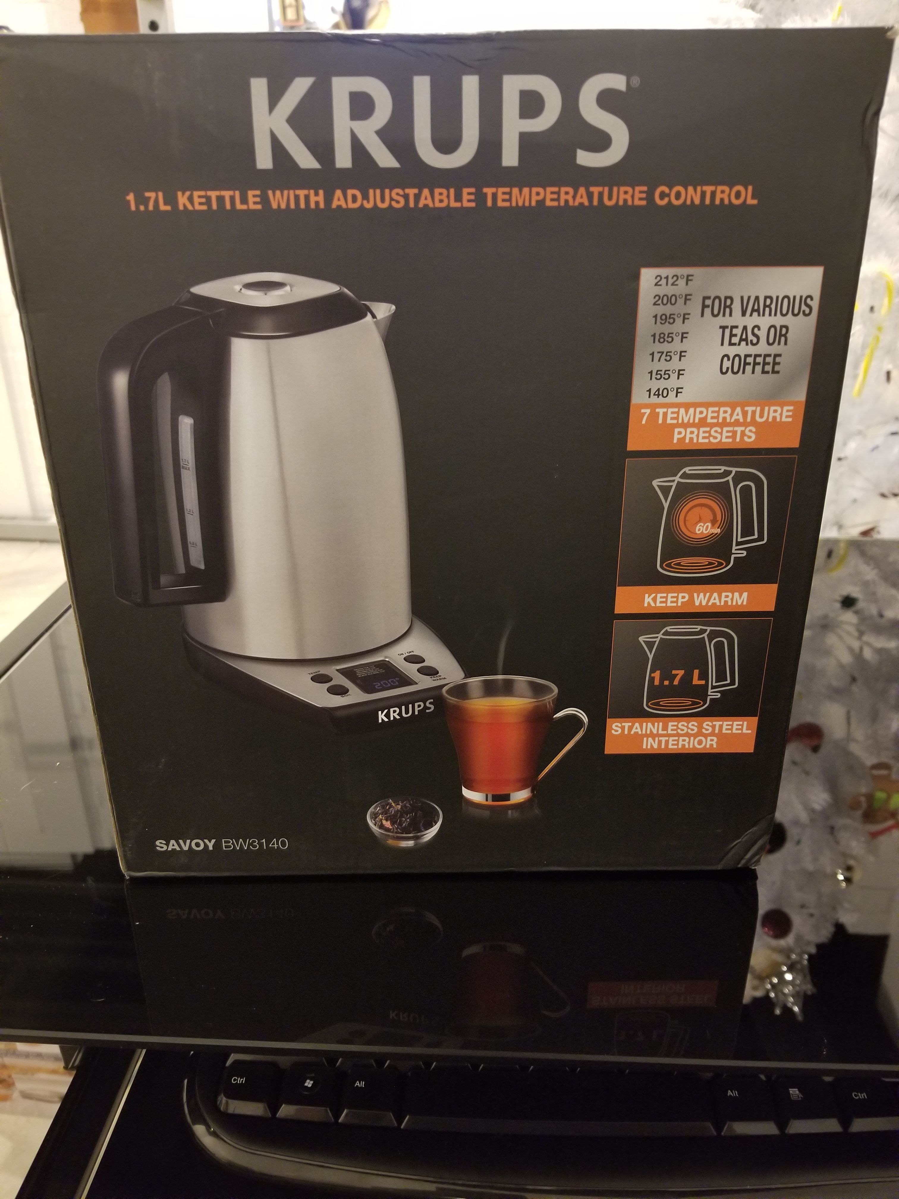 KRUPS, Electric Kettle with adjustable temperature, Stainless Steel  BW314050 for Sale in Cincinnati, OH - OfferUp