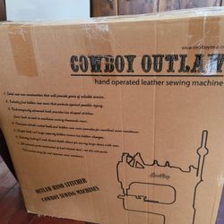 Cowboy Outlaw Sewing Machine 