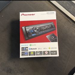 Pioneer Single Din Radio Digital Media Receiver With Bluetooth USB