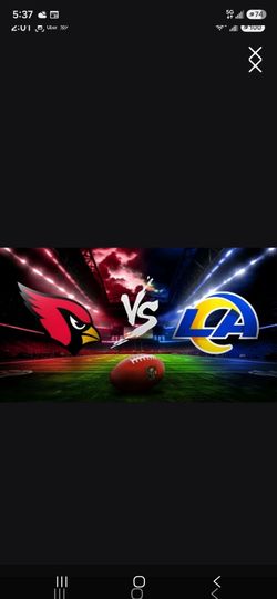 Los Angeles rams vs Arizona Cardinals  only 1 ticket