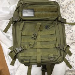 Army Green Backpack