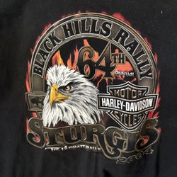 Vtg HARLEY DAVIDSON EAGLE STURGIS 2004 T- Shirt Size 3XL 