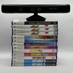 Xbox 360 kinect on sale games for sale