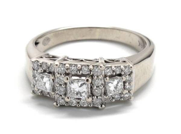Ladies Diamond/14K White Gold Engagement Ring