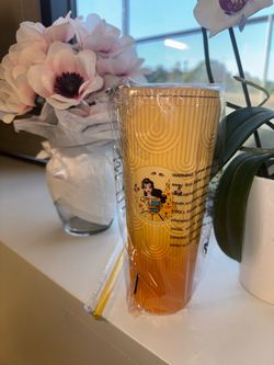 Disney Princess Belle 24oz Plastic Tumbler