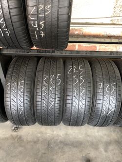 225-55-17 used tires 225/55/17 llantas usadas