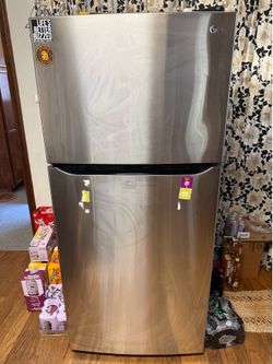 LG 20 Cu. Ft. Stainless Steel Refrigerator (2021) – Works Great