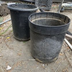 5 gallon planting nursery plastic pot for growing - 50 Pots for $20