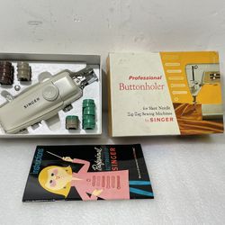 Singer ~ Professional Buttonholer for SLANT Zig-Zag Sewing Machines ~ #102577