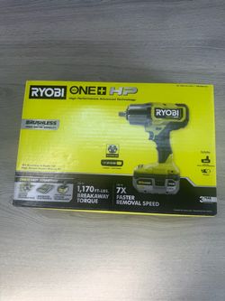 RYOBI ONE+ 18V Brushless Cordless 4-Mode 1/2 in. High Torque Impact Wrench Kit with 4.0 Battery and