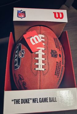 Wilson "The Duke" NFL Draft Offical Authentic Leather Game ball Football
