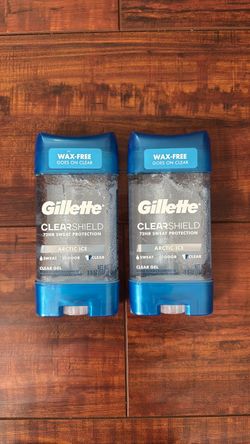 Gillette Clear Shield 72Hr Sweat Protection Clear Gel Antiperspirant Deodorant: Arctic Ice; 3.8 oz Each (2 for $10)