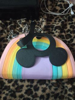 Disney rainbow purse
