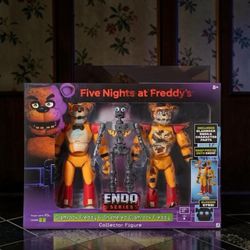 FNAF Glamrock Freddy Endo Series Collector Figure Set