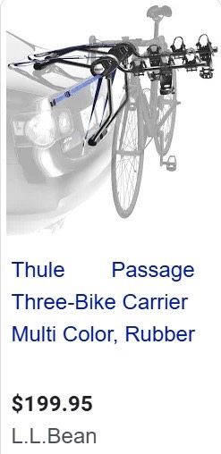 Thule Car Trunk Bile Rack - Make An Offer