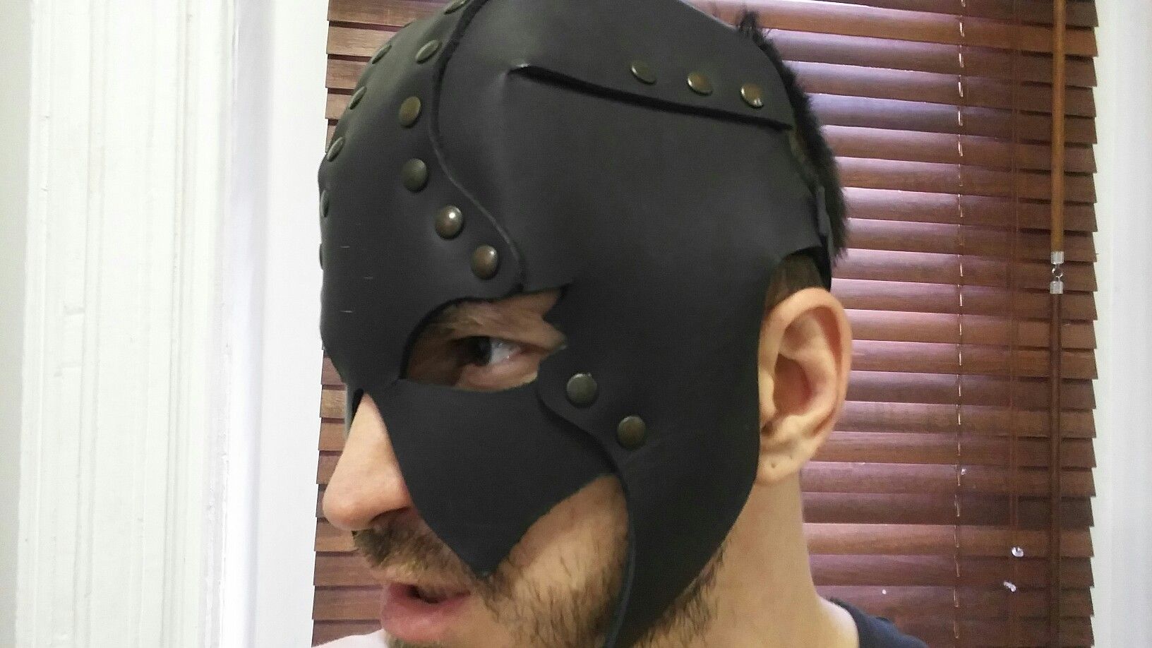 Executioner's mask (real leather)