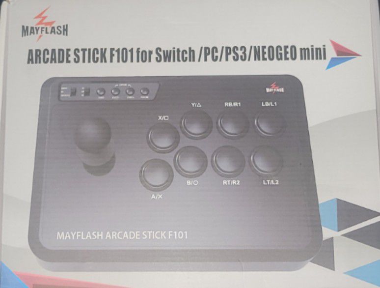 MayFlash Arcade Stick F101 Mini (Pc Switch Xbox one etc)
