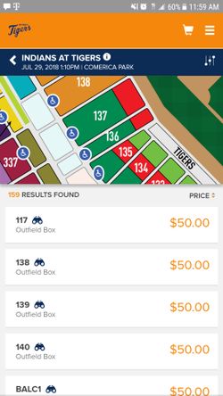 Detroit tiger 2 tickets tomorrow's game