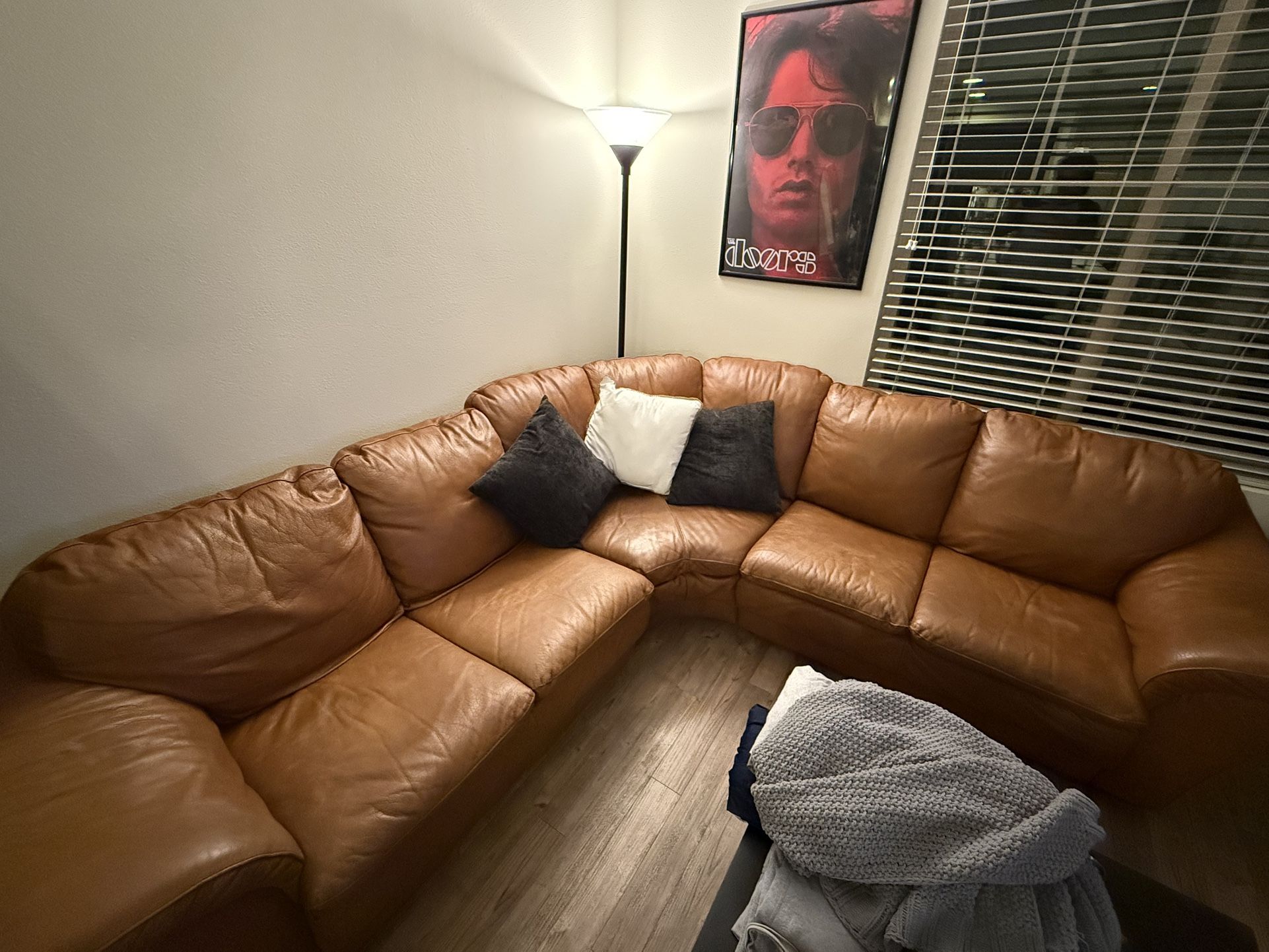 Made Italy Modular Sectional Couch Tan
