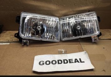 #103 Fit 98-01 Nissan Xterra Chrome Clear Halogen Headlight 