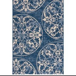 Clarie Floral Rug Indoor/outdoor
