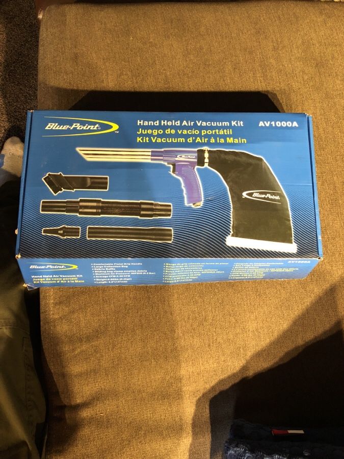 Blue point hand held air vacuum kit AV1000A