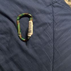 Everbilt 5/16 in. x 3 in. Assorted Colors Sportsman's Gear Clip Spring Link Camouflage Green 