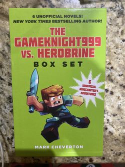 Minecraft GamerKnight999 vs. Hero nine BOX SET 6 BOOKS