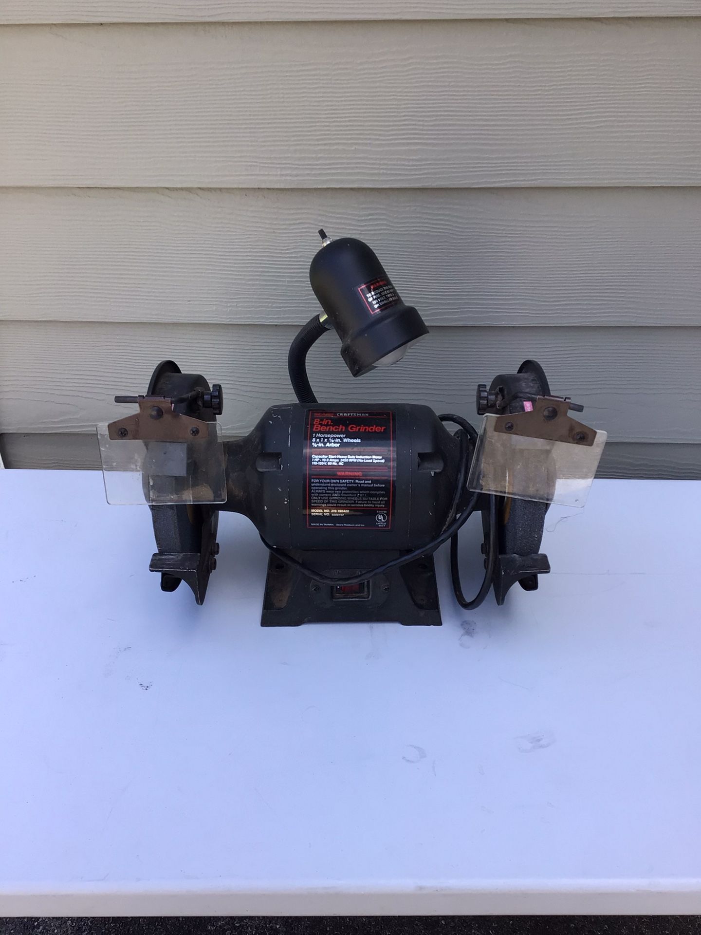 Craftsman 8 in Bench Grinder