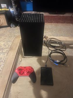 Xbox Series X with 2tb external hdd and series 2 elite controller