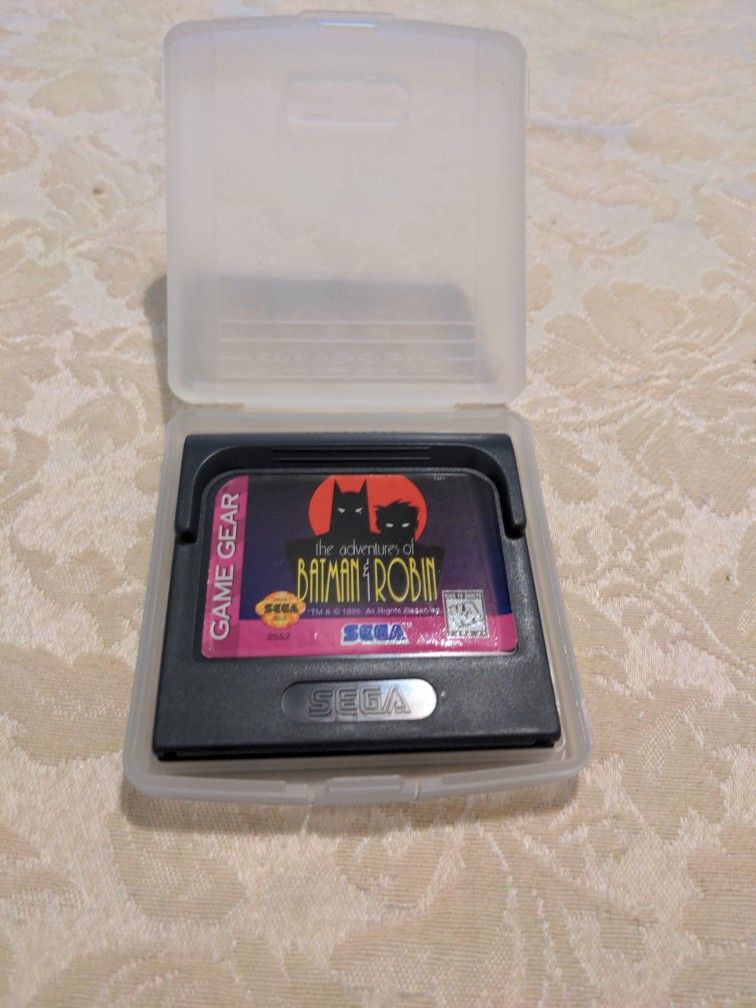 Sega Game Gear Used Game The Adventure Of Batman And Robin.