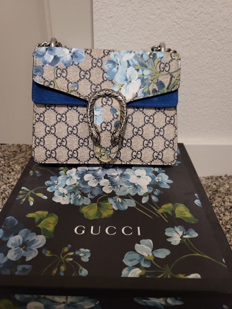 GG Supreme Monogram Blooms Dionysus Shoulder Bag Beige