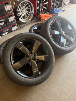 5x127 - JEEP GRAND CHEROKEE OEM RIMS  - 20" - Gloss Black - Set of 4