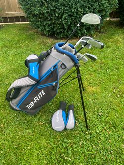 Complete Top Flite Kids (54”-60” tall) golf set