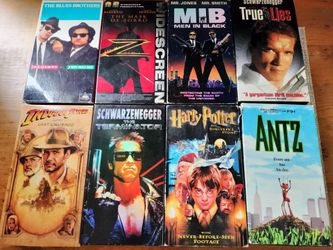 VHS movie tapes