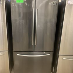 Samsung 36” French Door Fridge In Black Stainless Working Perfectly 4 Months Warranty 