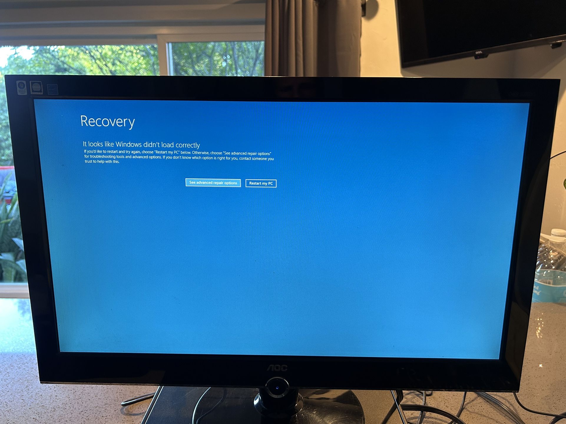 AOC 23” Computer Monitor PC Works Great!