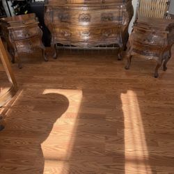 Carved Wood Set