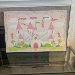 Castle Canvas Painting 2 Ft x 3 Ft