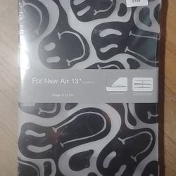 MacBook Air 13" Snap On Hard Case Cover  A2179 A2337 A1932 Black Faces NIP