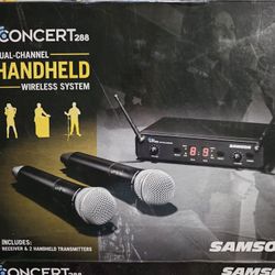 SAMSON Concert 288x Dual-Channel Portable Wireless System (D-Band)