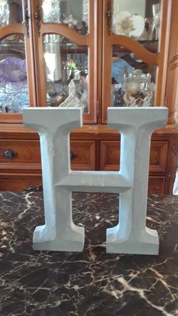 Wooden letter