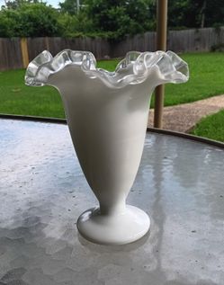 Fenton Glass Vase 
