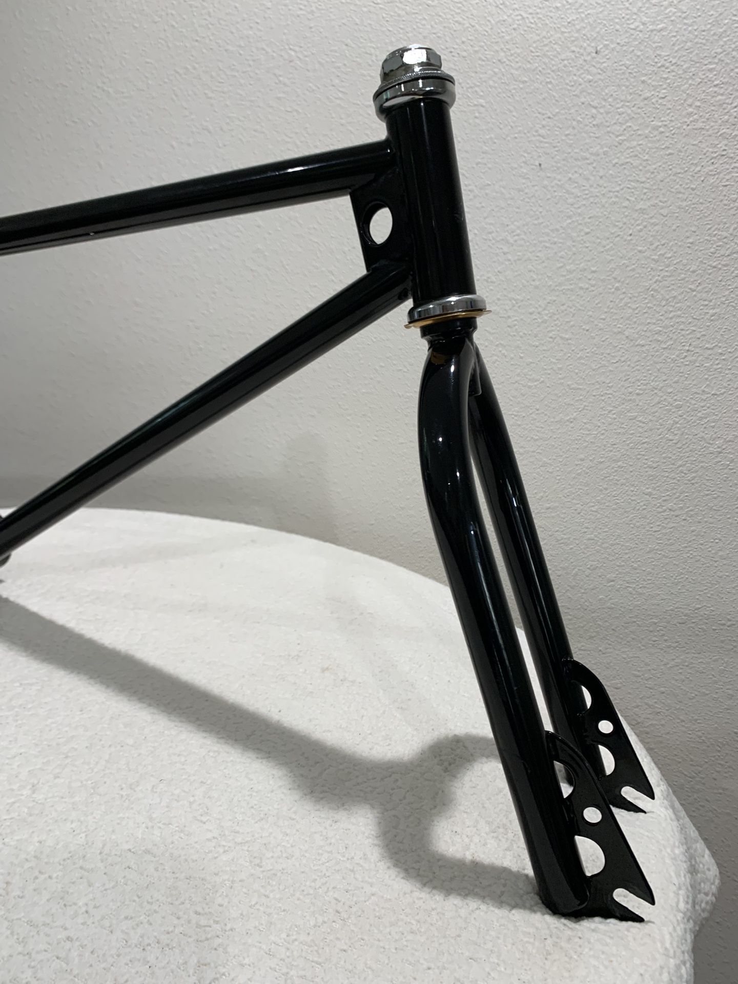 Old School Bmx 1979 THRUSTER Frame Fork Beautiful Black Powder