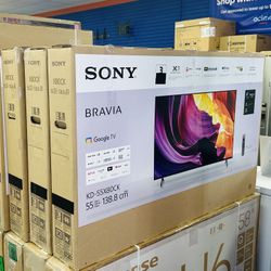 55” Sony Bravia X80K 4K UHD Smart Tv