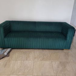 New Emerald Green Sofa 