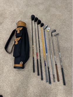Golf Bag and clubs