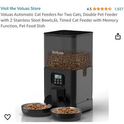 Voluas Automatic Pet Feeder For 2 Pets