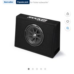 KICKER Comp 10” And Mini Amp 
